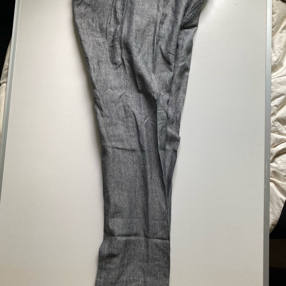 Grey linen Banana Republic pants 35 waist 34 length - Picture 4 of 4